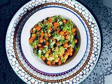 Roasted chickpea salad (vegan)