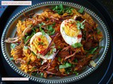 Spicy egg biryani