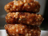 Tava fried sabudana tikki