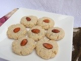 Almond Cookies- Eggless Version
