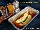 Baked Banana Suzette