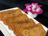 Banana Cake Rusk/ Eggless Banana Biscotti