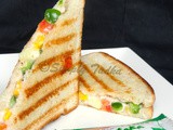 Grilled Mayo Veg Sandwich