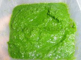 Homemade Spinach Puree