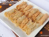 Kuzhalappam/ Rice Flour Cannoli- Kerala's Snack