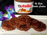 No Bake Nutella Oats Cookies