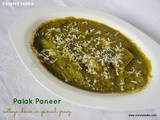 Palak Paneer (with Aalan/marination)