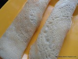 Poush Parbon er Pati Shapta/ Indian Crepe with Coconut Filling/ Bengali Sweet