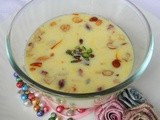 Sabudana Kheer/ Sago Payasam