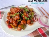 Soya Manchurian/ Soya Nugget Manchurian