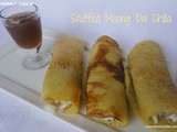 Stuffed Moong Dal Chilla