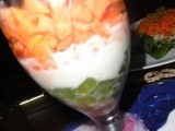 Tiranga Fruit n Ice-cream Dessert
