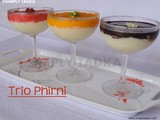 Trio Phirni : Mango, Strawberry and Chocolate