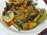 Vegetarian Fish Curry /Eggplant Curry - Bengali Style