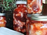 Red cauliflower pickle