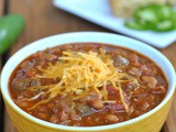 10th Annual Chili Contest: Entry #1 – Red Chili {Vegan}