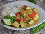 30-Minute Thai Green Curry Tofu + Weekly Menu