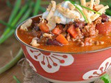 7th Annual Chili Contest: Entry #4 – Smokey Chipotle Chili with Ranch Sour Cream + Weekly Menu