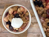 Apple Cherry Crumble