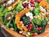 Autumn Harvest Salad with Pomegranate