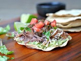 Avocado and Carnitas Tostadas