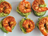 Avocado Cucumber Shrimp Appetizer