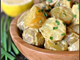 Baby Potato Salad + Weekly Menu