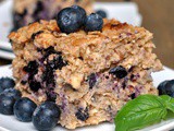 Baked Blueberry Walnut Oatmeal