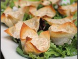 Baked Crab Rangoon Cups + Weekly Menu