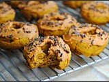 Baked Pumpkin Buttermilk Donuts with Butterscotch Frosting