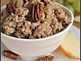 Baked Steel Cut Oatmeal with Apples and Cinnamon