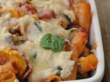 Baked Ziti with Summer Vegetables + Weekly Menu