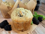 Banana Blackberry Muffins