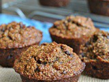 Banana-Bran Chocolate Chip Muffins