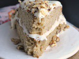 Banana Cake with Banana Cream Cheese Frosting + Weekly Menu