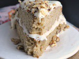 Banana Cake with Banana Cream Cheese Frosting + Weekly Menu