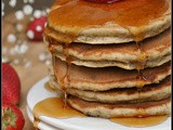 Banana Wheat Germ Pancakes