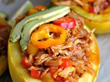 Bbq Chicken Spaghetti Squash + Weekly Menu