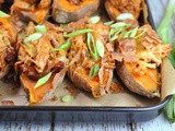 Bbq Chicken-Stuffed Sweet Potatoes with Bacon