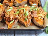 Bbq Chicken-Stuffed Sweet Potatoes with Bacon