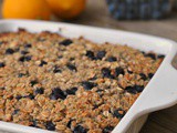 Blueberry-Lemon Baked Oatmeal