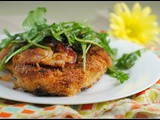 Breaded Chicken Cutlet with Prosciutto, Brie & Arugula