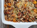 Butternut Squash, Chicken and Wild Rice Casserole + Weekly Menu