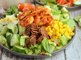 Cajun Shrimp Cobb Salad + Weekly Menu