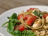 Caprese Pesto Spaghetti