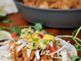 Caribbean Chicken Tacos + Weekly Menu