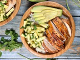 Caribbean Jerk Chicken Rice and Bean Bowls