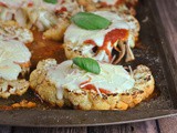 Cauliflower Parmesan with Garlic Butter Breadcrumbs