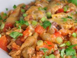 Cheesy Turkey Taco Chili Mac + Weekly Menu