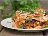 Chicken Enchilada Casserole + Weekly Menu